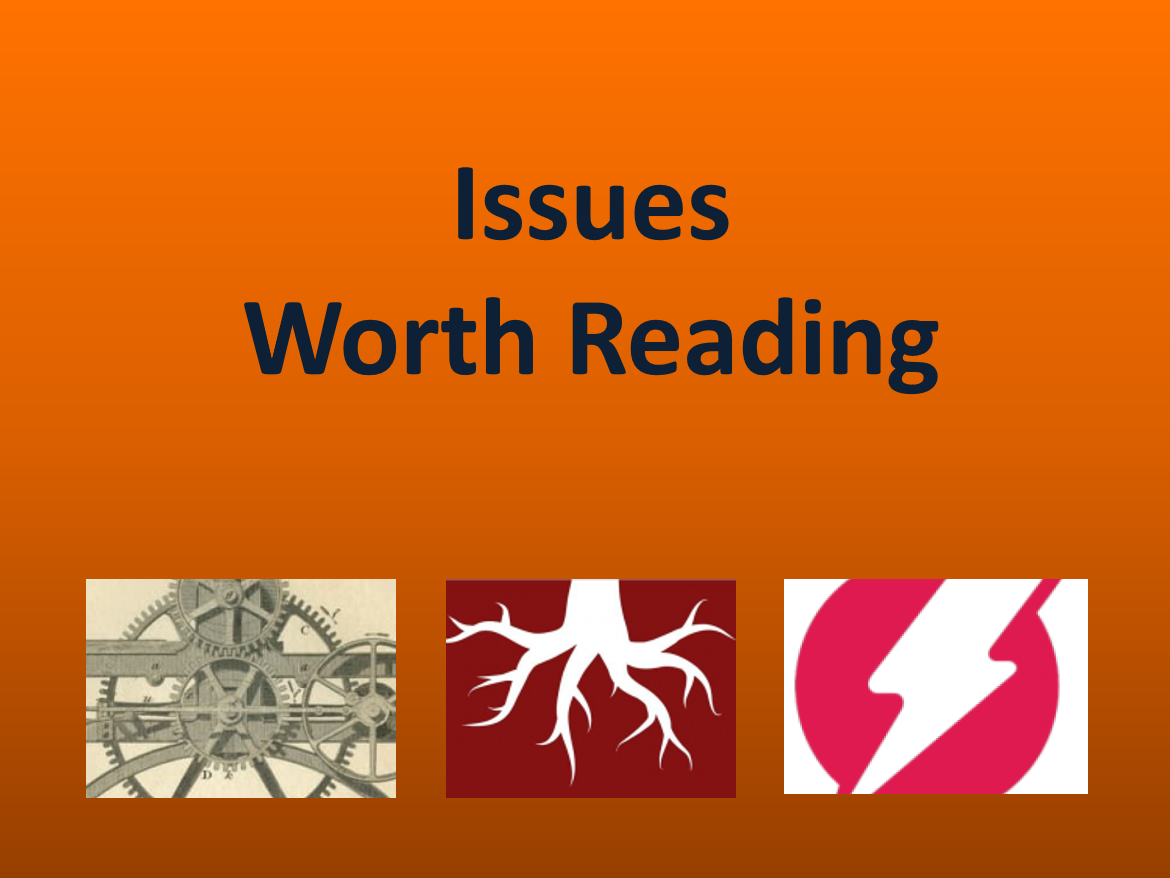 1/29/21 Recommended Issues: Stagnation, Innovation, Stress