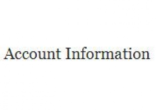 Account Information