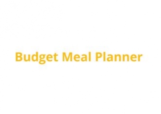 Budget Meal Planner