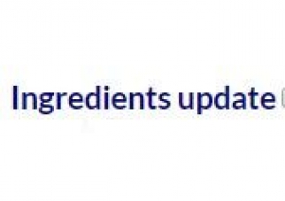 Ingredients update