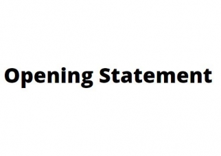 Opening Statement