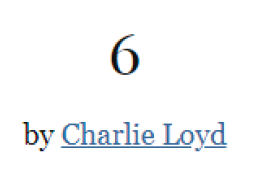 6 by Charlie Loyd