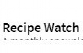 Recipe Watch