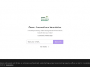Green Innovations Newsletter