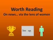 8/14/21 Themed Newsletters: News Via Women's lenses