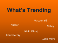 9/18/21 What's Trending This Week