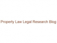 Property Law Legal Research Blog