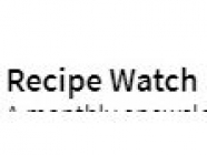 Recipe Watch